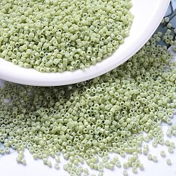 (DB2123) Окрашенный Непрозрачный Фенхель Дуракоат Бусины miyuki delica, цилиндр, японский бисер, 11/0, (db 2123) непрозрачный фенхель, окрашенный в дюракоат, 1.3x1.6 мм, отверстия: 0.8 мм, около 10000 шт / мешок, 50 г / мешок