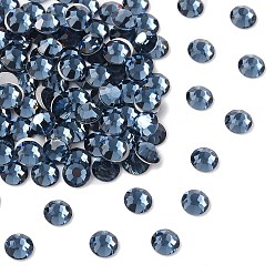 30150 Denim Blue Preciosa® maxima crystal без горячей фиксации плоские камни, чешский хрусталь, срыв твердой мозговой оболочки, круглый(438 11 615 шатон-роза), 30150 джинсовый синий, ss 16 (3.8~4 мм)