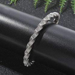 Нержавеющая Сталь Цвет 304 эластичные браслеты из нержавеющей стали для женщин, цвет нержавеющей стали, 1/4 дюйм (0.6 см), внутренний диаметр: 2-1/4 дюйм (5.85 см)