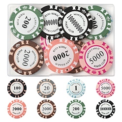 (52) Непрозрачная лаванда 16шт 8 цветные непрозрачные акриловые подвески, плоско-круглые, разменная монета, разноцветные, 40.5x2.5 мм, отверстие : 2 мм, 2 шт / цвет