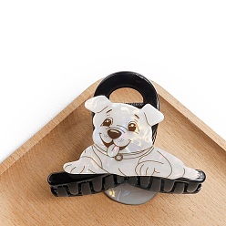 Собака Милые заколки-коготки из ПВХ, собака, 80x55x45 мм