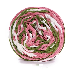 Разноцветный Полиэфирная пряжа, для свитера, шапки, носков, детских одеял, сегмент окрашенный, красочный, 6 мм