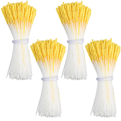 Желтый 400шт. гипсовые сердцевины для цветов, желтые, 57x1 мм