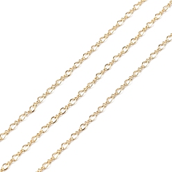 Real 14K Gold Filled Yellow Gold Filled Figaro Chains, Soldered, Real 14K Gold Filled, Link: 3.2x2x0.5mm and 3x1x0.5mm