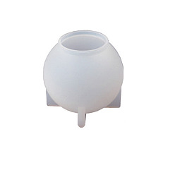 Белый Силиконовые формы для хрустальных шаров своими руками, формы для литья смолы, для уф-смолы, белые, 65x67 мм