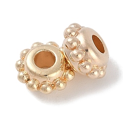 Золотистый CCB пластиковые шарики, цветок, золотые, 8x4.5 мм, отверстие : 2.5 мм