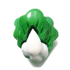 Vegetables Кабошоны из смолы, имитация овощей, капуста, 13.5x12x6 мм