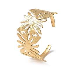 Настоящее золото 14K Ионное покрытие (IP) 304 браслеты-манжеты из нержавеющей стали для женщин, пн, реальный 14 k позолоченный, внутренний диаметр: 2-1/4 дюйм (5.8 см)