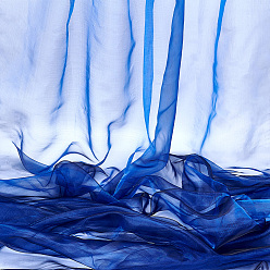 Средно-синий Органза ткань, аксессуары, светло-синий, 1480x0.1 мм, около 3 м / шт