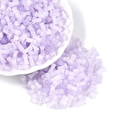 Лиловый Стеклянные бусины в стиле верстака класса А FGB, бамбук совместное, имитация шарики глаза кота, сирень, 7.5x3.5~4 мм, отверстие : 1.2~1.5 мм, Около 3000 шт / фунт