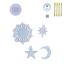 Белый Силиконовые формы для изготовления колокольчиков из пищевого силикона, формы для литья смолы, белые, 82~158x64~144x6~7 мм