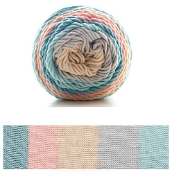 Farbig Baumwollgarn, zum Weben, Stricken & Häkeln, Segment gefärbt, Farbig, 2 mm, ca. 211.07 Yards (193 m)/Knüll