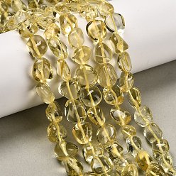 Glass Стеклянные бусины, самородки, упавший камень, 7.5~14.5x7.5~12x5.5~8.5 мм, отверстие : 0.8 мм, около 37~39 шт / нитка, 15.75'' (40 см)