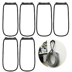 Черный Прочные ремни для хранения из АБС-пластика и полиэстер-латекса., чёрные, 874x21.5 мм