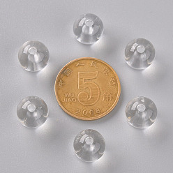 Clear Transparent Acrylic Beads, Round, Clear, 10x9mm, Hole: 2mm, about 940pcs/500g