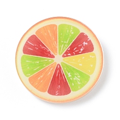 Colorful Fridge Magnets Acrylic Decorations, Fruits, Colorful, 37.7x4mm