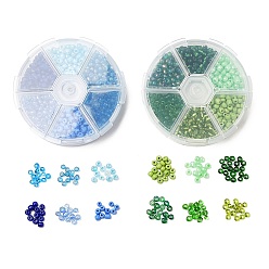 (52) Непрозрачная лаванда 120 Стеклянный бисер в стиле g 120, серебряная линия круглое отверстие, семена прозрачных/непрозрачных цветов, круглые, разноцветные, 4 мм, отверстие : 1.5 мм, 10 g / style