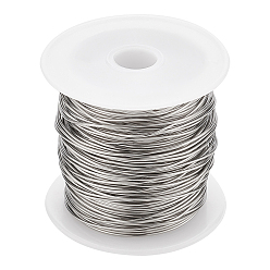 Нержавеющая Сталь Цвет 1 свернуть проволоку из хвоста тигра, 316 хирургическая нержавеющая сталь, для изготовления ювелирных изделий, цвет нержавеющей стали, 20 датчик, 0.8 мм, около 26.24 футов (8 м) / рулон