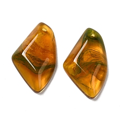 Перу Прозрачные стеклянные подвески, граненые подвески в виде крыльев, Перу, 32.5x19x6.5 мм, отверстие : 1.6 мм