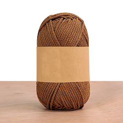 Шоколадный Хлопчатобумажные нити, для вязания крючком принадлежности, цвет шоколада, 2 мм, около 92.96 ярдов (85 м) / моток