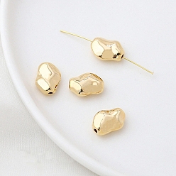 Самородки Spacer бисер латунные, золотые, самородки, 13x15 мм, отверстие : 2 мм.