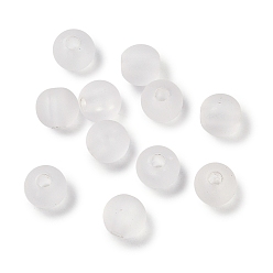 Прозрачный Имитация желе прозрачный акриловый бисер, круглые, прозрачные, 6 мм, отверстие : 1.8 мм