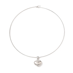 Платина Латунное ожерелье с подвесками, без свинца и без кадмия, реальный 18 k позолоченный, платина, 6.30 дюйм (16 см)