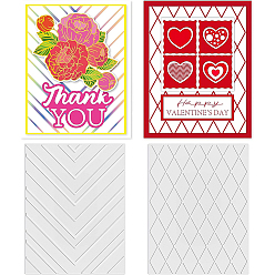 Смешанные Узоры 2шт. 2 стили углеродистая сталь горячая фольга пластина металлические штампы, смешанные узоры, 13x10x0.1 см, 1 шт / стиль