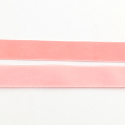 Легкий Лосось 1/4 Лента бархатная односторонняя дюймовая, светлый померанцевый, 1/4 дюйм (6.5 мм), о 200yards / рулон (182.88 м / рулон)