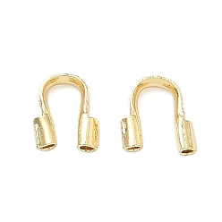 Настоящее золото 18K Латунная проволока опекунов и защитников, без кадмия и без свинца, стойки покрытие, долговечный, реальный 18 k позолоченный, 5x4x1.5 мм, отверстие : 0.8 мм