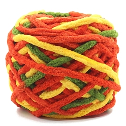 Красный Хлопковая пряжа, для свитера, шапки, носков, детских одеял, красные, 7 мм