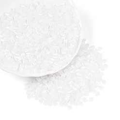 Прозрачный Бисер из стекла , имитация шарики глаза кота, рондель, прозрачные, 4~4.5x2.5~3 мм, отверстие : 1.2~1.5 мм