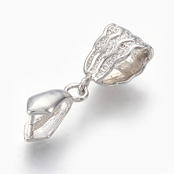 Платина Латуни льда поручительств выбор щепотка, платина, 27 мм, отверстие : 6x8.5 мм