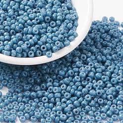 (RR4482) Дуракоат Окрашенный Непрозрачный Байберри Миюки круглые бусины рокайль, японский бисер, (rr 4482) непрозрачный байберри окрашенный в дюракоат, 8/0, 3 мм, отверстие : 1 мм, о 422~455шт / бутылка, 10 г / бутылка