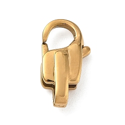 Настоящее золото 18K 304 нержавеющая сталь застежка когтя омара, без никеля , ионное покрытие (ip), реальный 18 k позолоченный, 15.5x6.5x4.5 мм, отверстие : 3.5x2 мм