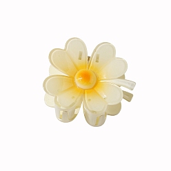 Шампанско-Желтый Заколки для волос с когтями из смолы, шампанское желтый, 80 мм