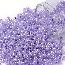 (916) Lavender Ceylon Pearl Toho runde Rocailles, japanische Rocailles, (916) Lavendel-Ceylon-Perle, 8/0, 3 mm, Bohrung: 1 mm, über 222pcs / Flasche, 10 g / Flasche