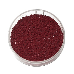 (123L) Белый крем непрозрачный блеск Стеклянные бусины, треугольные бусины, алмазные бусины прозрачные хрустальные заостренные бусины, огнеупорный кирпич, 3x3x2 мм, отверстие : 0.8 мм