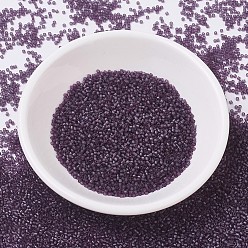 (DB0782) Dyed Semi-Frosted Transparent Plum MIYUKI Delica Beads, Cylinder, Japanese Seed Beads, 11/0, (DB0782) Dyed Semi-Frosted Transparent Plum, 1.3x1.6mm, Hole: 0.8mm, about 20000pcs/bag, 100g/bag