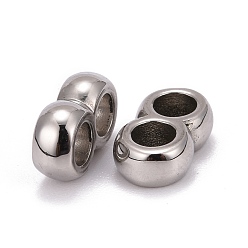 Нержавеющая Сталь Цвет Не тускнеет 304 многожильные звенья из нержавеющей стали, для изготовления кожаных браслетов, цвет нержавеющей стали, 4x12x7 мм, отверстие : 4 мм