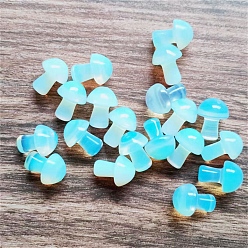 Опал Фигурки грибов из опалита, для домашнего офиса настольный орнамент фэн-шуй, 20 мм