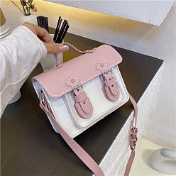 Бледно-Розовый Набор сумок через плечо своими руками, включая материалы сумки из искусственной кожи, розовый жемчуг, 145x185x65 мм