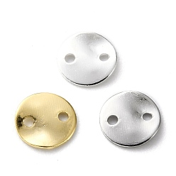 (52) Непрозрачная лаванда Соединители латунные звенья, плоско-круглые, твист, разноцветные, 6x0.8 мм, отверстие : 0.8 мм