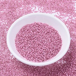 (DB0625) Окрашенный Алебастр с Подкладкой из Розового Серебра Бусины miyuki delica, цилиндр, японский бисер, 11/0, (Окрашенный алебастр из розового серебра, 0625) мм, Отверстие: 1.3x1.6 мм, о 0.8 шт / бутылка, 2000 г / бутылка