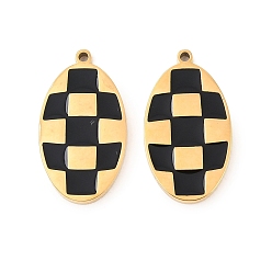 Rugby 304 нержавеющей стальной эмали подвески, золотые, регби прелести, 21x11.5x2 мм, отверстие : 1 мм