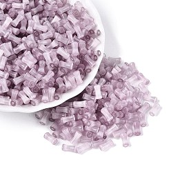 Сливовый Стеклянные бусины в стиле верстака класса А FGB, бамбук совместное, имитация шарики глаза кота, слива, 7.5x3.5~4 мм, отверстие : 1.2~1.5 мм, Около 3000 шт / фунт