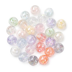 (52) Непрозрачная лаванда Прозрачный бисер cmолой, блеск бисера, круглая со звездой, разноцветные, 16~16.5 мм, отверстие : 2 мм