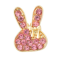 Золотой Шпильки из сплава кролика, металлические гвозди для часовых петель аксессуары, золотые, 1.1x0.8 см