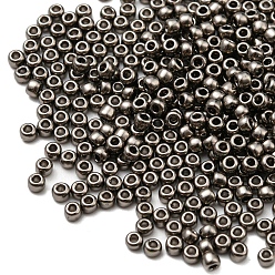 (602) Steel Grey Metallic Тохо 11/0 круглые бусины, японский бисер, никелирование, (602) стальной серый металлик, 2.2 мм, отверстие : 0.8 мм, Около 5555 шт / 50 г