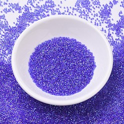 (DB0063) Cobalt Lined Sapphire AB MIYUKI Delica Beads, Cylinder, Japanese Seed Beads, 11/0, (DB0063) Cobalt Lined Sapphire AB, 1.3x1.6mm, Hole: 0.8mm, about 20000pcs/bag, 100g/bag